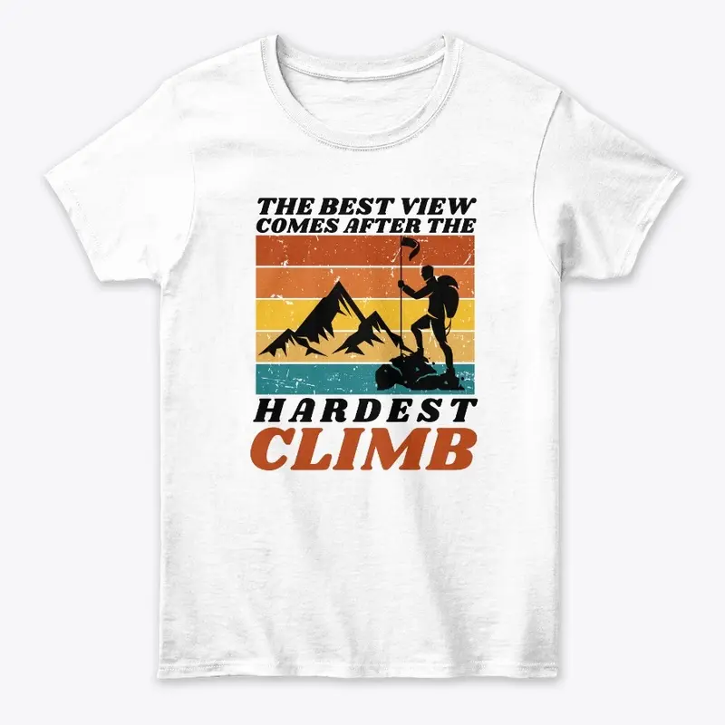 The best view comes .. Hardest Climb